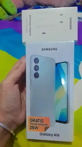 SAMSUNG A16 8/256 Gray + adapter .Masih segel BARU