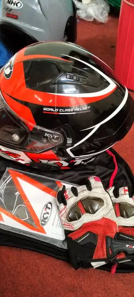 Helm KYT NRF TRACK RED
