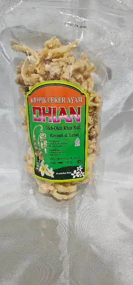 Kripik ceker ayam Dhian
