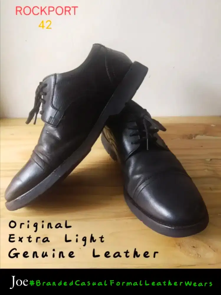 ROCKPORT 42 Asli KuliT, Elegan, Eksklusif, Nyaman