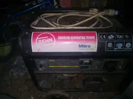 Genset stater 7000 watt/bensin (jual ato sewa)
