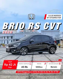 Honda Brio RS CVT 2020 mdl E 2021