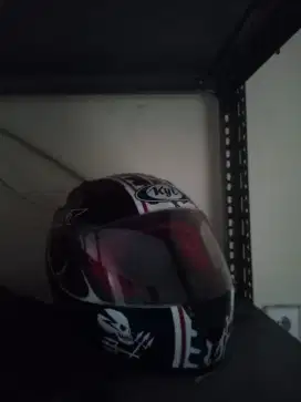 Helm KYT teropong pemakaian 2x bener² like new