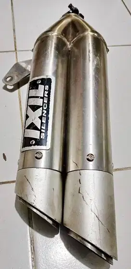 Silencer Silincer Knalpot IXIL Ori Model Double Barrel Motor 250 cc