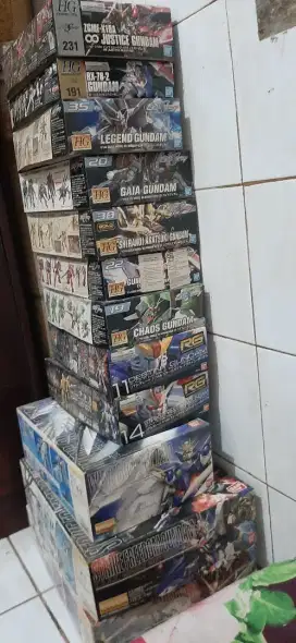 ORIGINAL BANDAI ALL GUNDAM MG RG HG