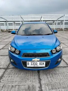 Chevrolet Aveo 1.4 LT AT 2014 Biru (Promo Tdp 18jt)