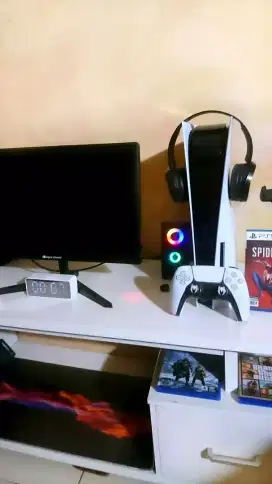 PAKET PS5 FAT DISC SERI 12+MONITOR HDR 100HZ (FHD) 20 INCH FULLSET ORI