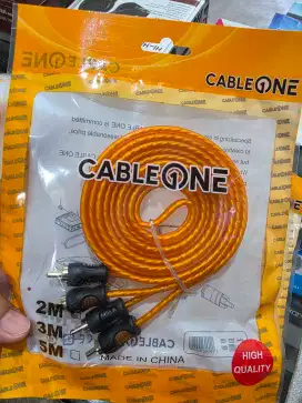 Kabel rca 3meter audio merk cableone