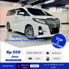 Alphard 2.5 G CBU 2015 Putih Premium Sounds