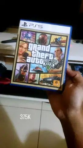 BD/Kaset PS5 GTA V (PS5 ENHANCED EDITION) Ori Fullset seken like new