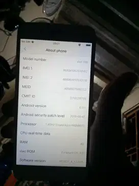 Dijual hp vivo y 66 ram 4