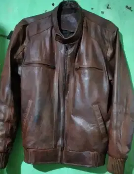 Jual jaket kulit ukuran M.jaket kulit asli jual murah aja