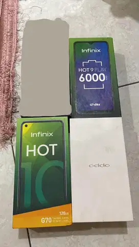 PAKET 3 HP SECOND BEKAS INFINIX 2 OPPO 1