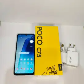 Xiaomi Poco C 75 warna Hitam Ram 8GB /256 GB