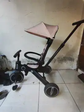 Bebehoo 7 in 1 sepeda roda tiga lipat / folding trike bayi