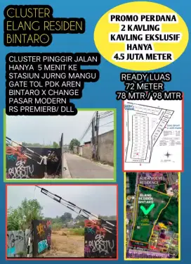 PROMO PERDANA KAVKING DALAM CLUSTER DEKAT BINTARO X CHANGE