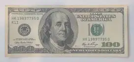 Uang 100 dollar series 2006 uang kertas lama
