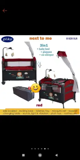 Tempat tidur bayi Pliko