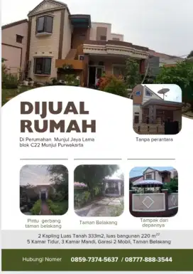 Rumah Asri di Jual