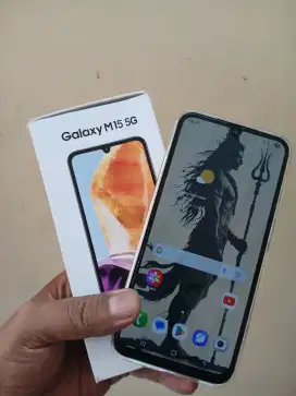 Samsung m15 5g ram 6/128 fullset mulus