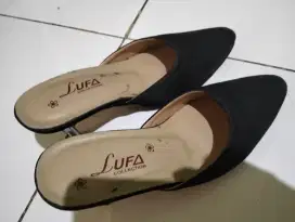 Dijual sepatu selop Lufa 5cm, ukuran 38,harga nego