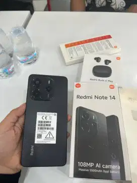 Promo Redmi Note 14 mulai 2jutaan free TWS Ori, bisa cicilan KTP aja