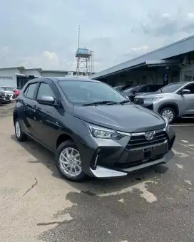 DP 5JT AGYA G CVT MATIC 2025 KREDIT MANUAL MT GREY HITAM MERAH SILVER