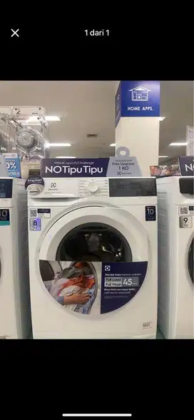 Electrolux wm front loading 8kg