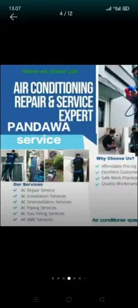jasa servis ac kulkas mesin cuci kompa air dll