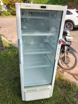 Show case Polytron 3 rak no frost dingin normal