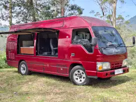 Isuzu elf long campervan ( delvan )