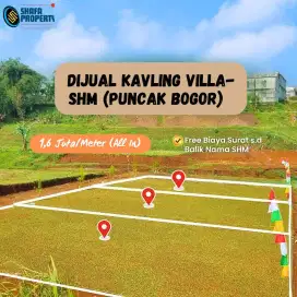 Jual Tanah Kavling SHM Puncak Cisarua Bogor