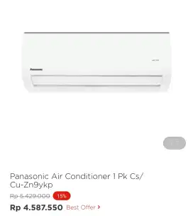 AC PANASONIC 1PK CS/CU-ZN9YKP