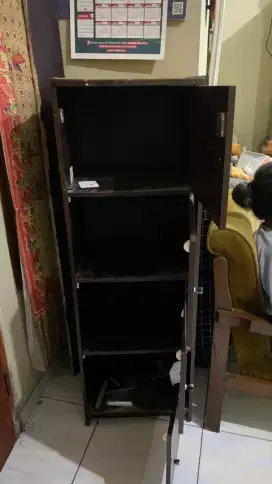 Jual lemari 4 susun, meja tv. Rak 3 susun