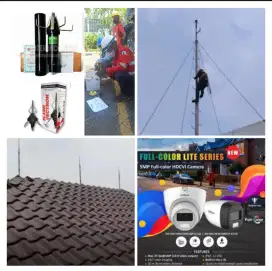 Spesialis service camera CCTV dan pasang penangkal petir Cibinong
