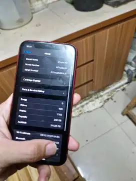Dijual iphone xr 256gb fullset ex inter sinyal aman