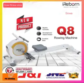 Alat fitness IReborn Q8 Rowing Machine alat fitness Gym