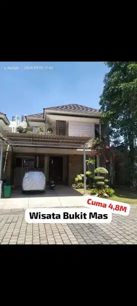 rumah wisata bukit mas hook lidah wetan Surabaya dijual murah