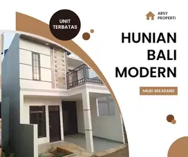 Rumah cluster 2 lantai konsep bali dekat tol & LRT cibubur