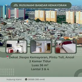 RUSUNAMI BANDAR KEMAYORAN 2KT FREE DP CICILAN 2 JUTAAN BISA KPR
