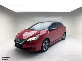 NISSAN LEAF TWO TONE EV 2022 RED ON BLACK