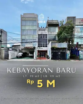 For Sale Ruko 4,5 Lantai Unfurnished Di Radio Dalam