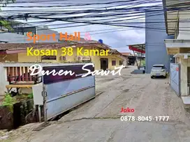 Badminton Hall dan Rumah Kost 38 Kamar HITUNG TANAH di Duren Sawit