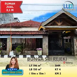 Dijual Cepat Rumah Dekat Kampus UB Malang