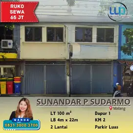Disewakan Ruko 2 Lantai di Jalan Raya Kota Malang