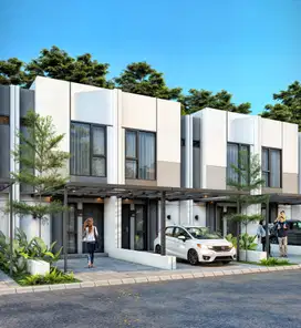 RUMAH MODERN 2 LANTAI DEKET STASIUN CITAYAM DAN TOL SAWANGAN
