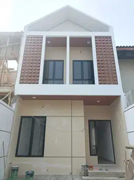 Rumah Baru 4 Kamar 3 Menit Ke Jalan Raya Bkt Perum Abadi Jakarta Timur