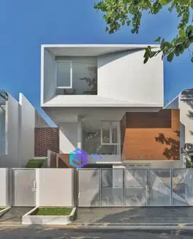 RUMAH TROPICAL MODERN MINIMALIS 3 LANTAI BY ATEILER RIRI DEKAT BCA