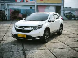 [KM 50RB] CRV 2017 TURBO PRESTIGE PUTIH RECORD GARANSI KM ASLI 2018