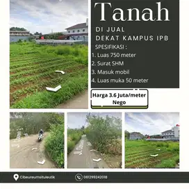 Tanah Pinggir Jalan Cocok Kosan Dekat Kampus IPB Dramaga Bogor SHM